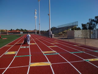 Running Track Striping